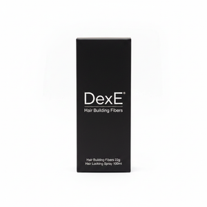 DexE Hair Building Fibers box packaging
