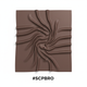 Silky Plain Scarf 90x90cm – Brown #SCPBRO