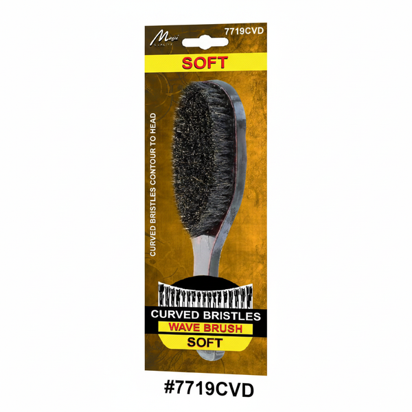 Magic Quality Curved Bristles Wave Brush Soft #7719CVD
