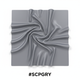 Silky Plain Scarf 90x90cm – Grey #SCPGRY