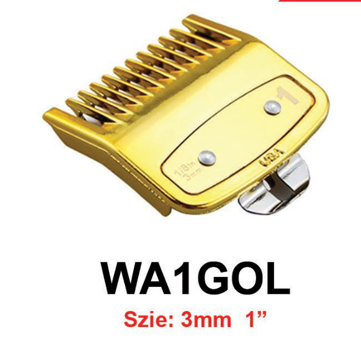 Gold Clipper Blade Attachment Guard 3mm 1" #WA1GOL