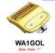Gold Clipper Blade Attachment Guard 3mm 1" #WA1GOL