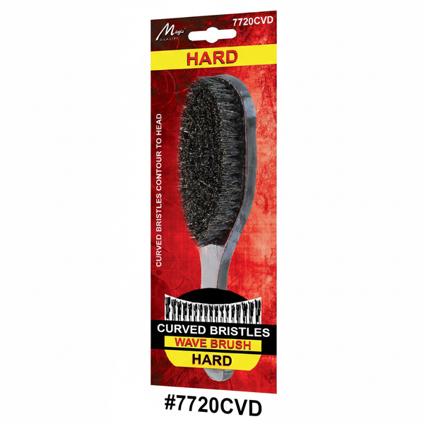 Magic Quality Curved Bristles Wave Brush Hard #7720CVD