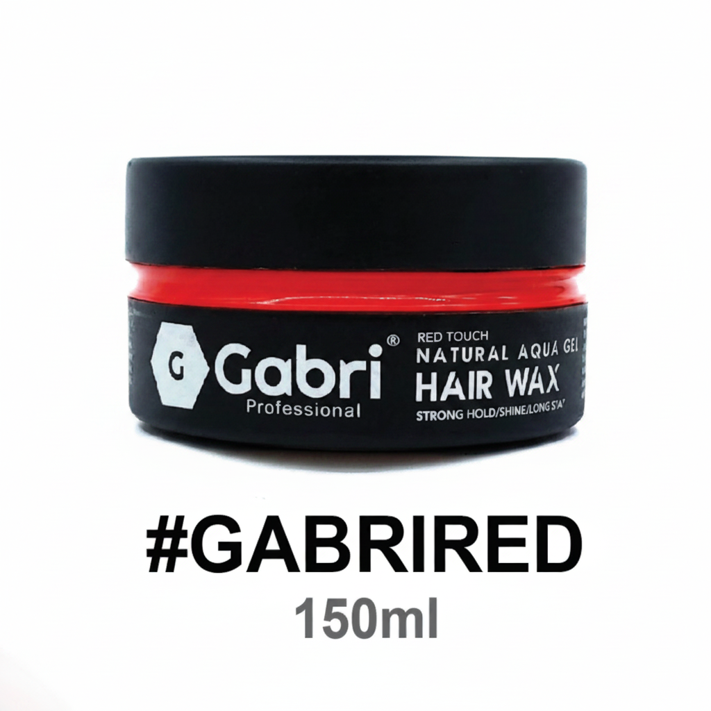 Gabri Professional Red Touch Natural Aqua Gel Hair Wax 150ml #GABRIRED