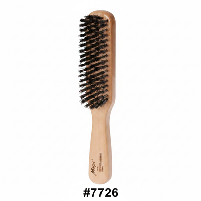 #7726 Magic Half Brush with Handle – Boar Bristle