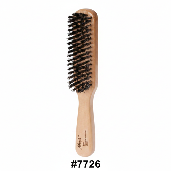 #7726 Magic Half Brush with Handle – Boar Bristle