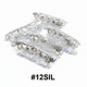 Silver Filigree Dread Cuffs — 24pk Card #12SIL