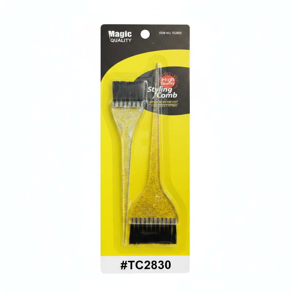 Magic Quality Gold Glitter Dye Brush Set #TC2830