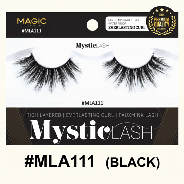 Magic Collection MysticLash #MLA111 3D Faux Mink Eyelash – Black