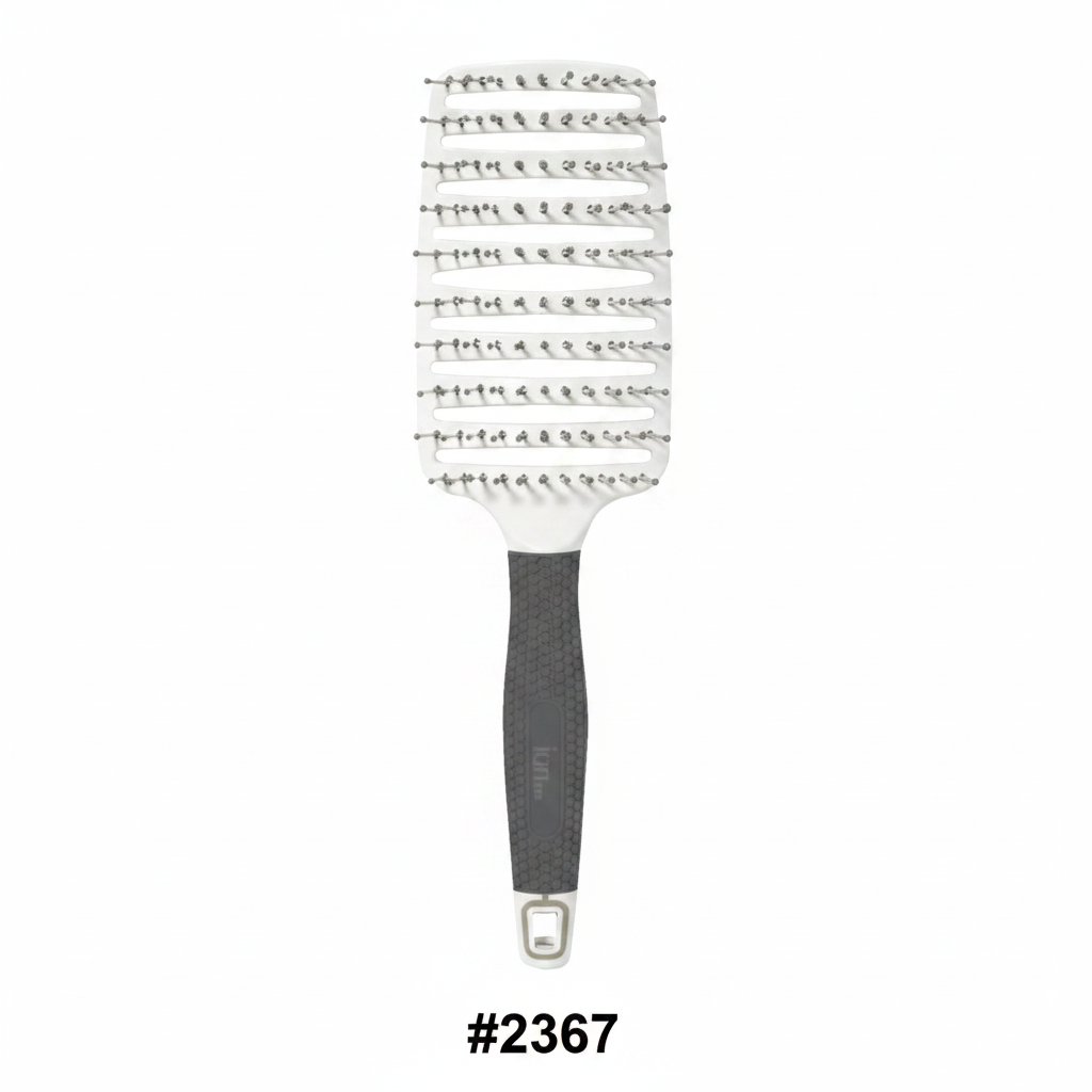 Curved Vent Brush #2367 White