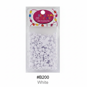 Beauty Magic Collection Hair Beads #B200 White
