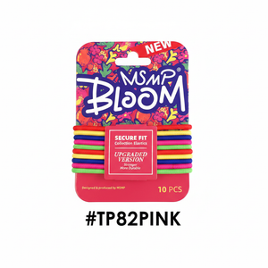 MSMP Bloom Secure Fit Elastics Neon 10pcs #TP82PINK