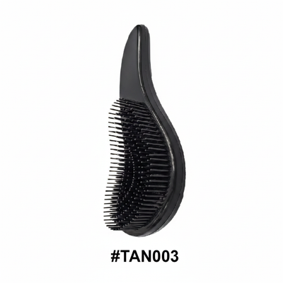 Teardrop Detangle Hair Brush Black #TAN003 3D render