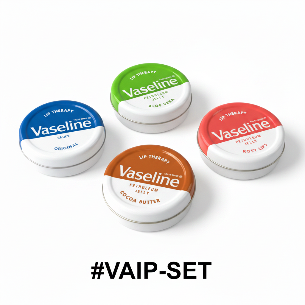 Vaseline Lip Therapy Collection 4-Tin Set #VAS-LIP-SET