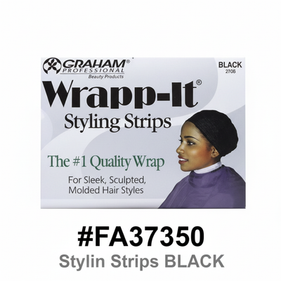 Graham Wrapp-It Styling Strips Black #FA37350