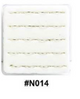 Silver Twist Wave Nose Studs #N014