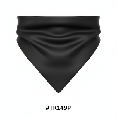 Triangle Hair Scarf Black #TR149P
