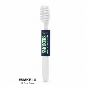 Wisdom Smokers Extra Hard Texture Toothbrush Navy Blue #SMKBLU
