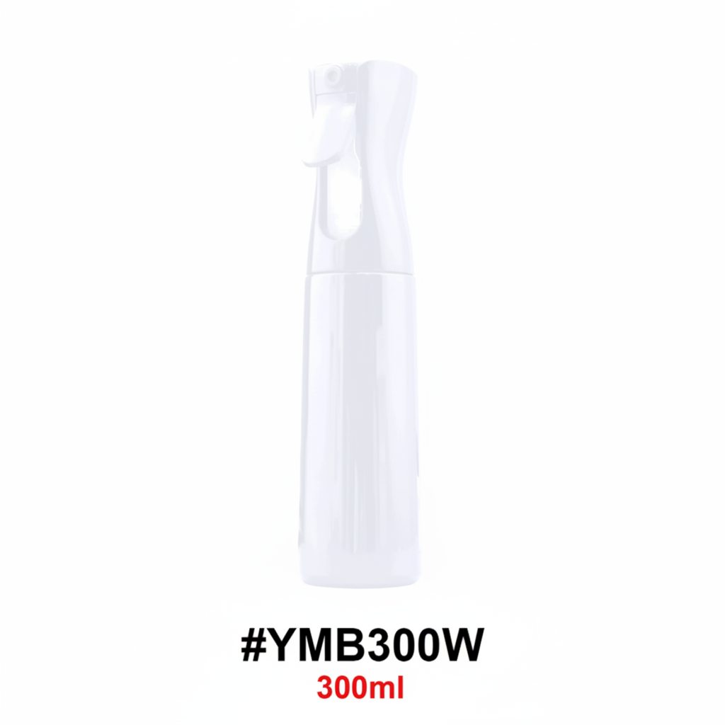 Continuous Mist Spray Bottle 300ml White #YMB300W