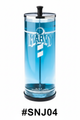 Marvy Sanitiser Disinfectant Jar with Chrome Lid and Tray #SNJ04