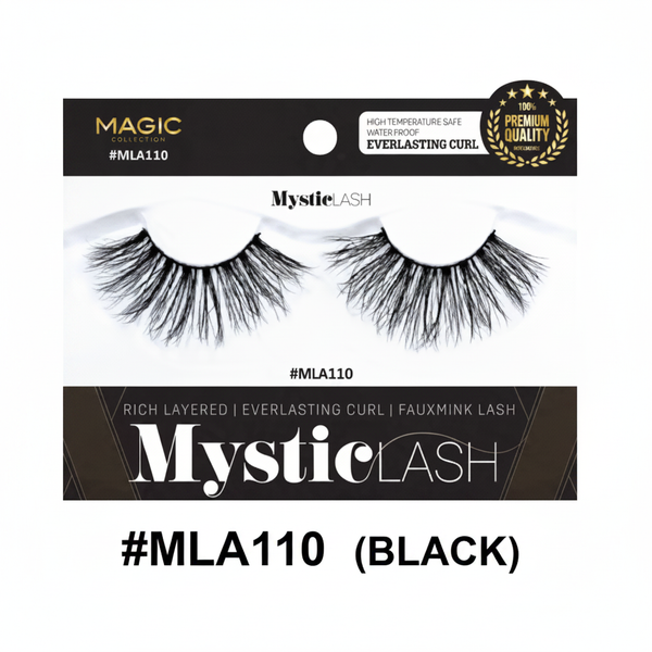 Magic Collection MysticLash #MLA110 3D Faux Mink Eyelash – Black