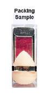 Beauty Essentials, Pointed Makeup Sponge, #MB8, Orange