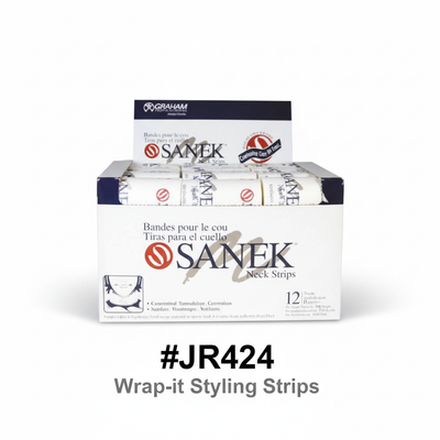 Sanek Neck Strips Wrap-It Styling Strips #JR424
