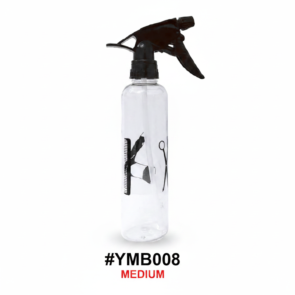 Barber Spray Bottle Medium with Barber Tools Print #YMB008
