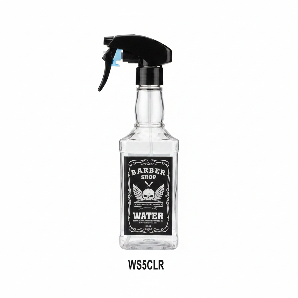 Barber Shop Water Spray Bottle 500ml Clear WS5CLR