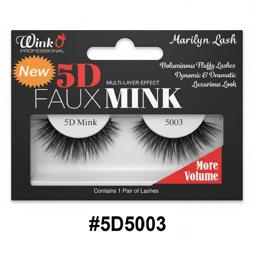 Wink Professional Marilyn Lash 5D Faux Mink Eyelashes #5D5003