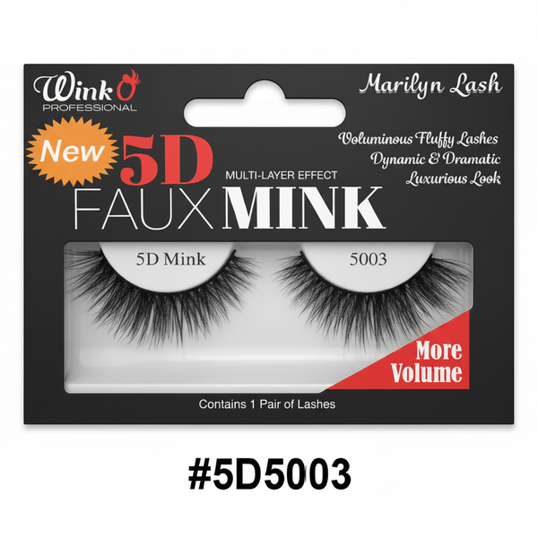 Wink Professional Marilyn Lash 5D Faux Mink Eyelashes #5D5003