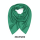 Silky Plain Scarf 90x90cm – Green #SCPGRE
