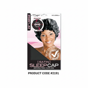 Satin Sleep Cap 20" Large #2191 - 3D Render 3