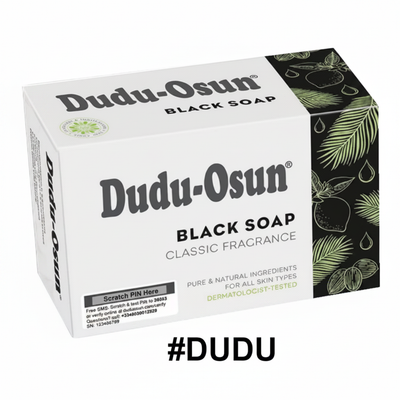 Dudu-Osun Black Soap Classic Fragrance Pack of 4 x 100g #DUDU