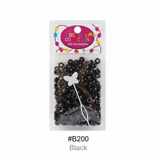 Beauty Magic Collection Hair Beads #B200 Black
