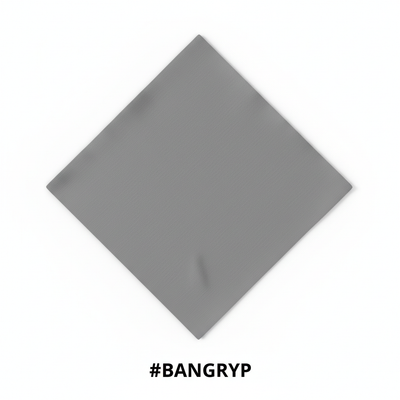 Plain Grey Cotton Bandana #BANGRYP