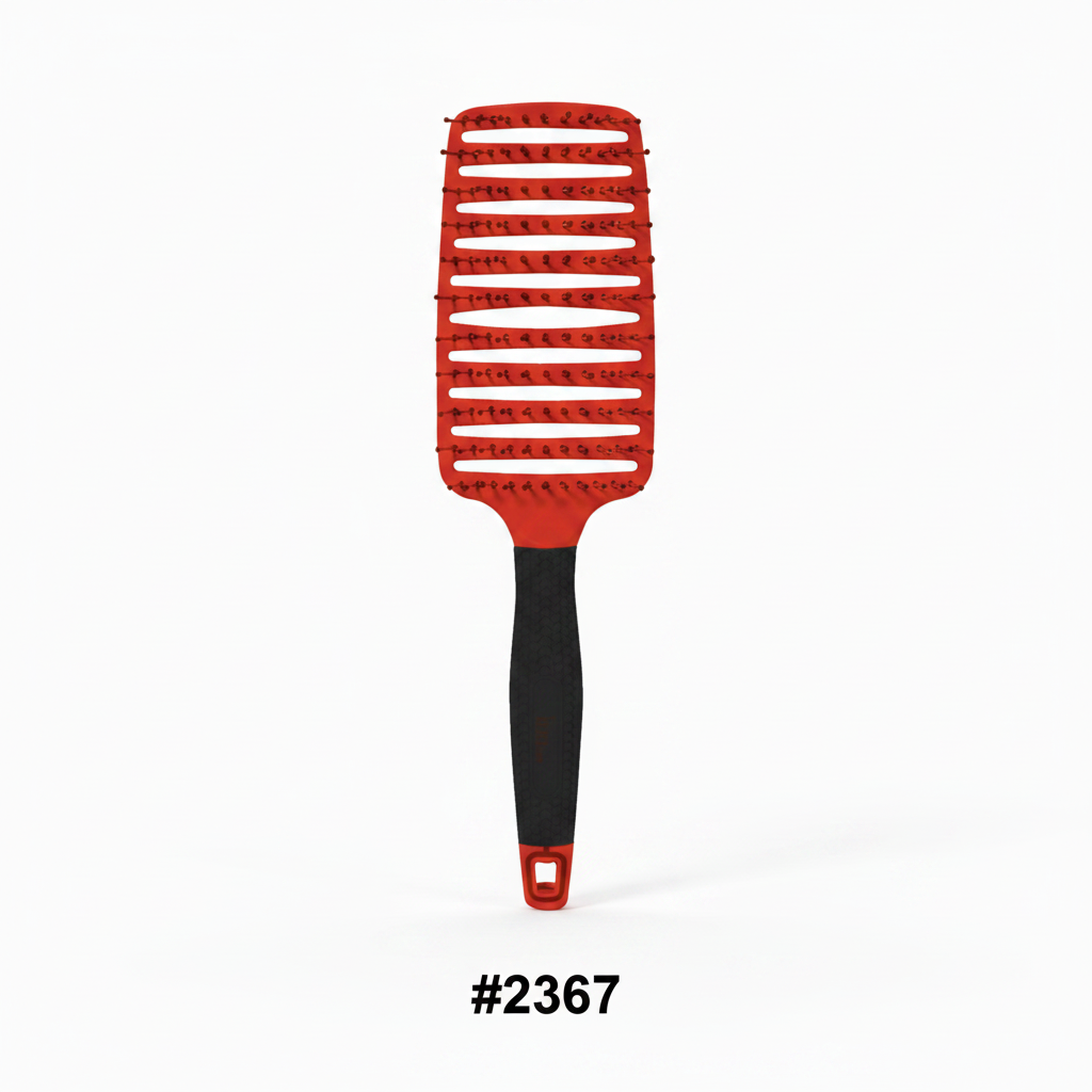 Curved Vent Brush #2367 Red