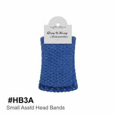 Blue Small Crochet Headband #HB3A