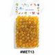 Murry Collection Jumbo Amber Yellow Hair Beads Hair Accessory #MET13