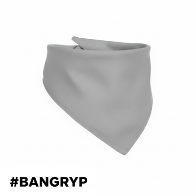 Plain Grey Bandana #BANGRYP