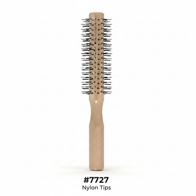 Round Barrel Hair Brush Nylon Tips #7727