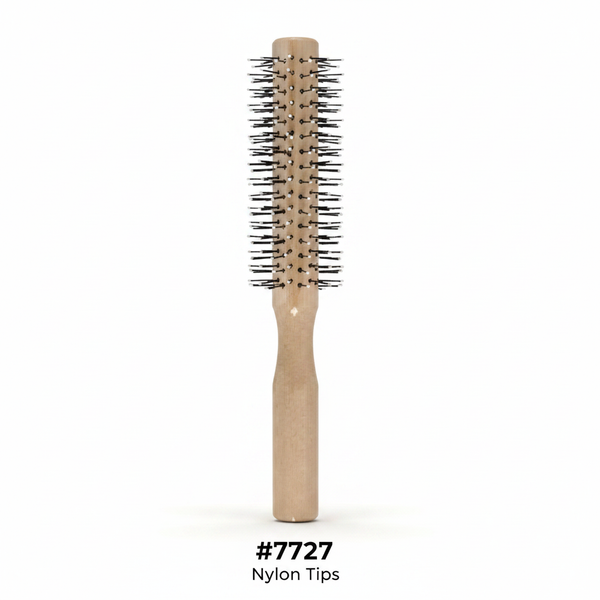 Round Barrel Hair Brush Nylon Tips #7727
