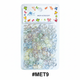 Murry Collection Jumbo Glitter Hair Beads Hair Accessory #MET9