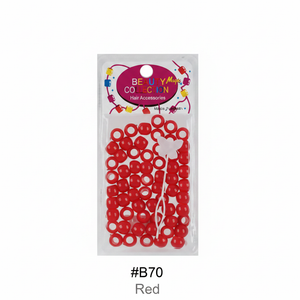 Beauty Magic Collection Hair Beads #B70 Red