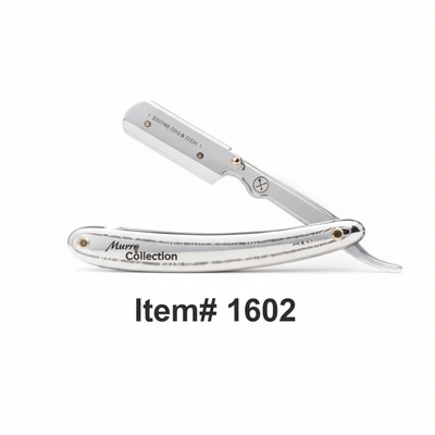 Stainless Steel Straight Barber Folding Razor #1602