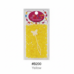 Beauty Magic Collection Hair Beads #B200 Yellow