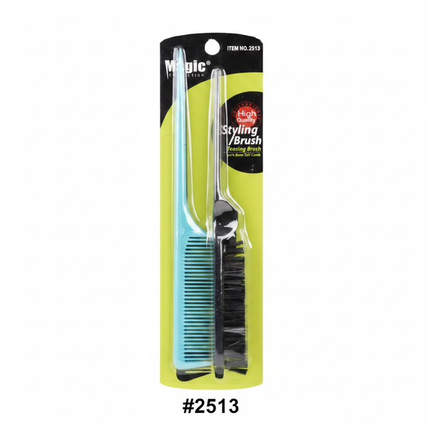 Magic Collection Styling Brush with Bone Tail Comb #2513