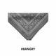 Grey Printed Paisley Bandana #BANGRY