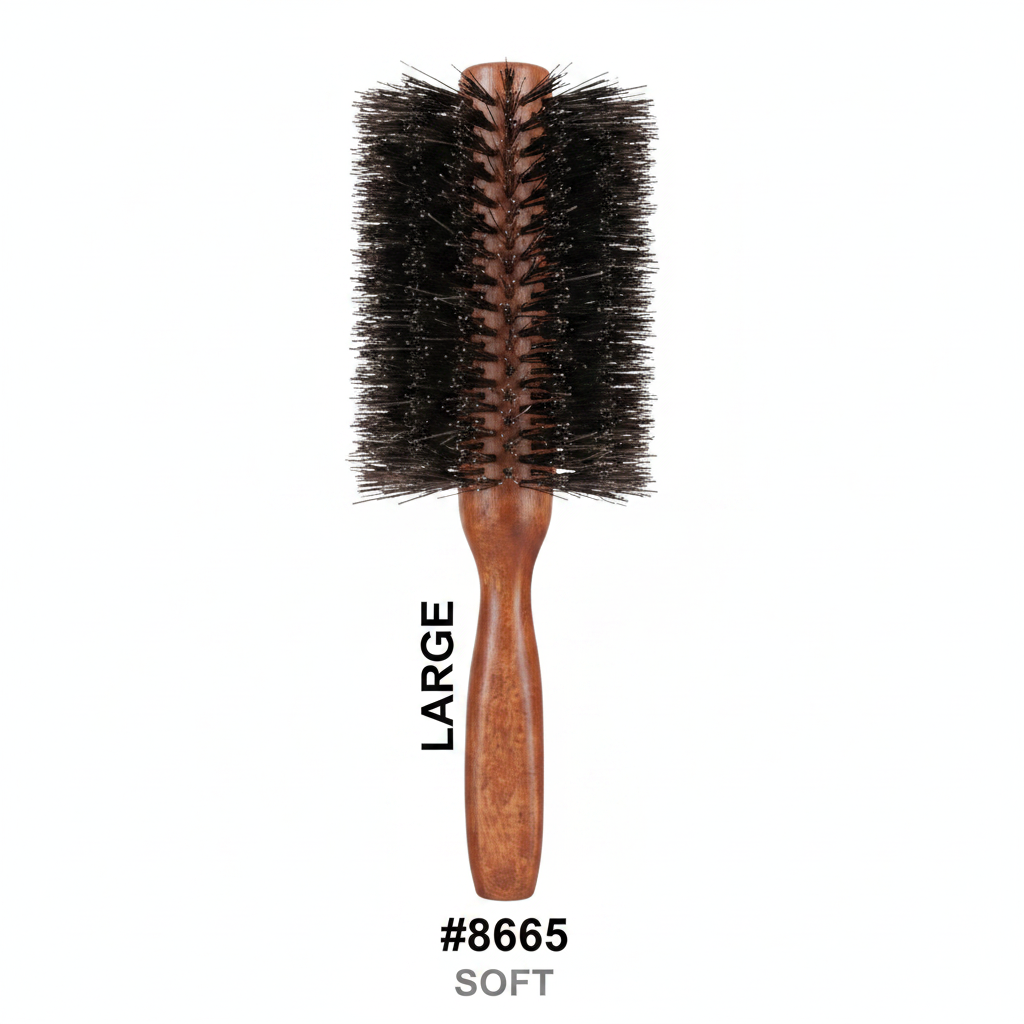 Soft Round Hair Brush Large #8665