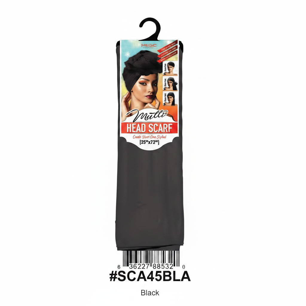 Mullo Head Scarf Black #SCA45BLA